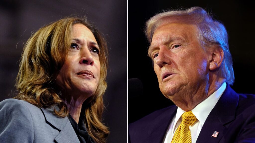 Trump , Harris