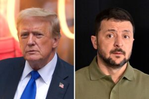 Trump and Zelensky