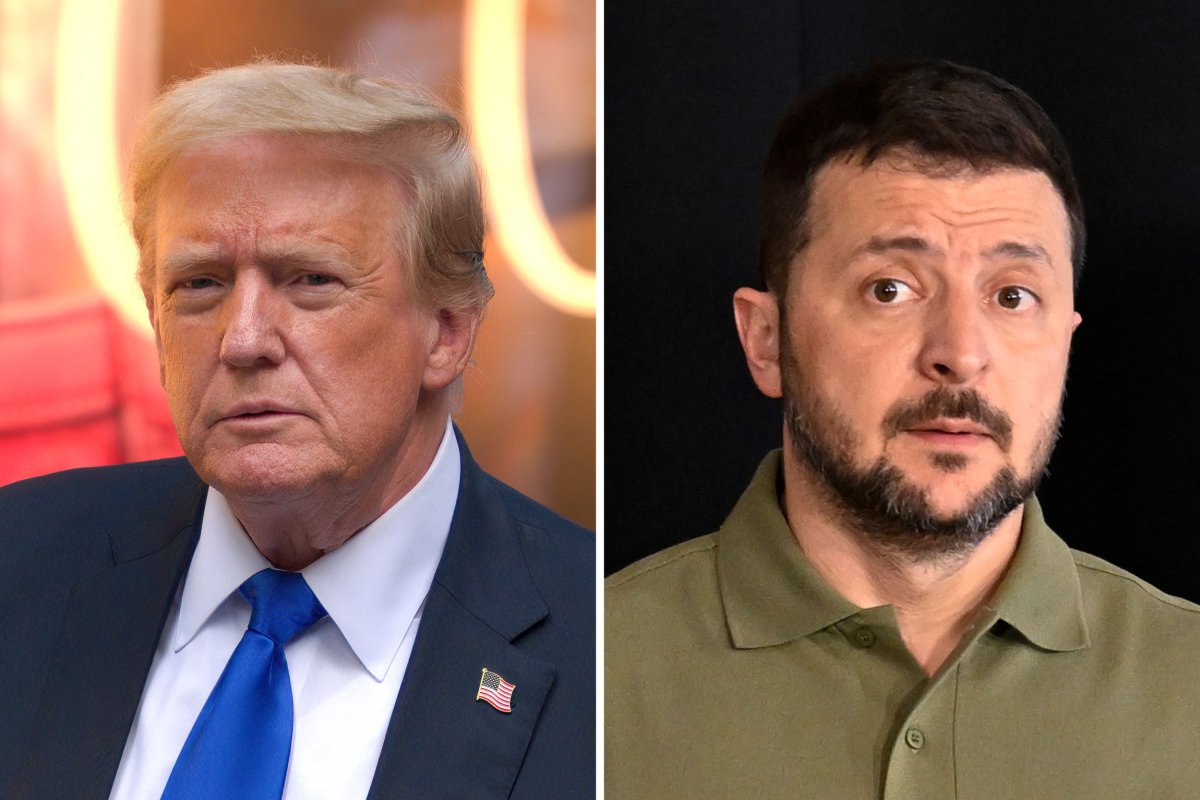 Trump and Zelensky